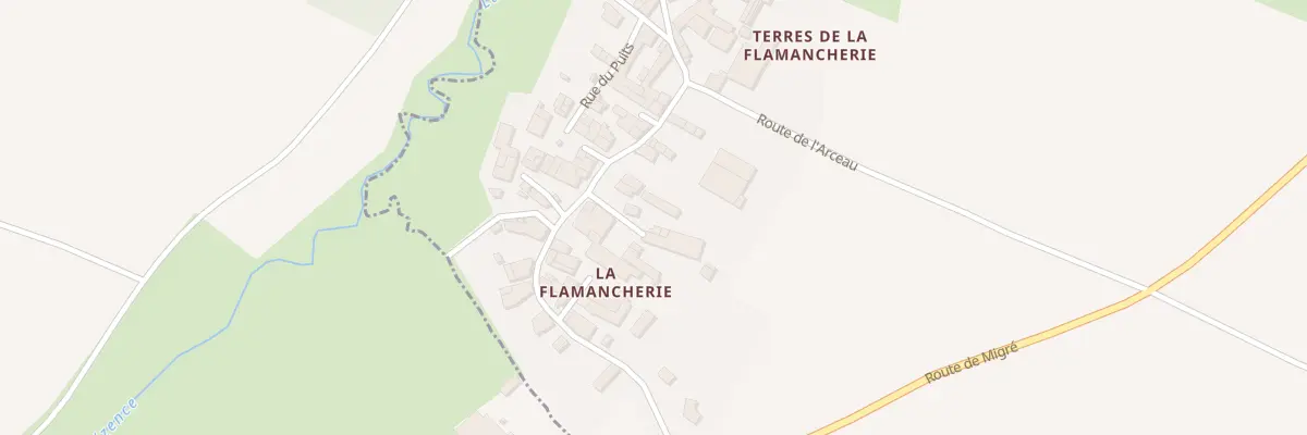 Plan du 3 Imp du Grainetier à Migré