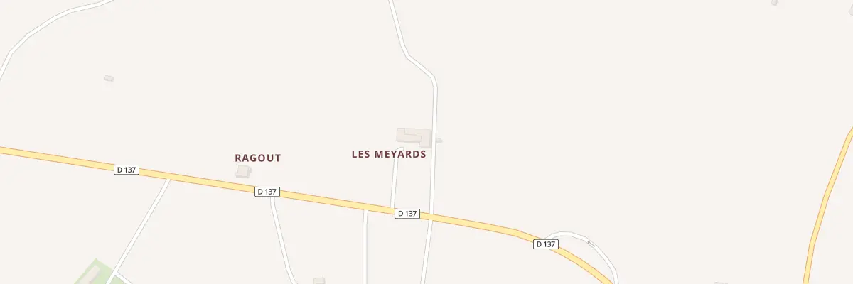 Plan du 1B Les Meynards à Berson