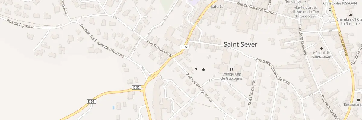 Plan du 35 Rue de Pontix à Saint-Sever