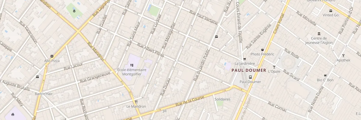 Plan du 39 Rue Albert Pitres à Bordeaux