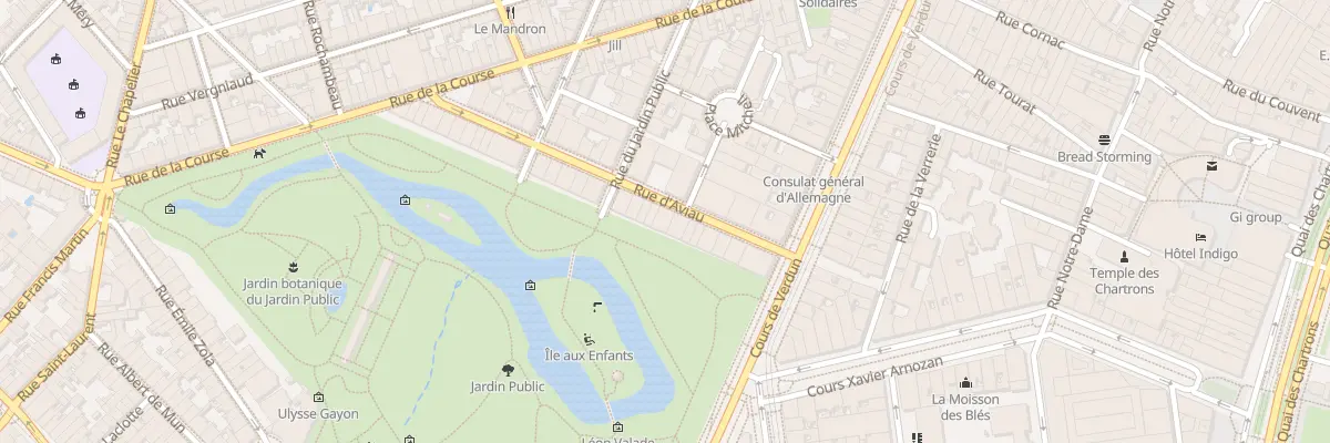 Plan du 14 Rue d’Aviau à Bordeaux