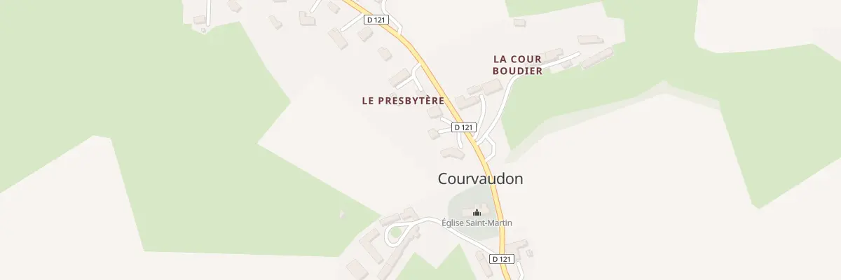 Plan du 4 Le Jardin à Courvaudon