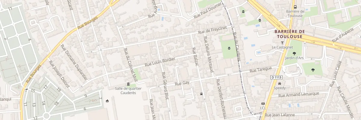 Plan du 8 Rue Louis Bordier à Talence