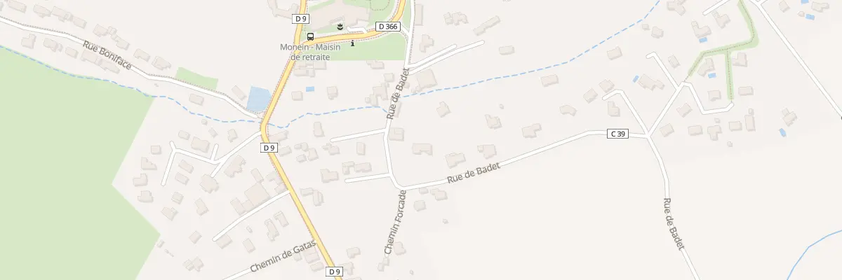 Plan du 9080 Rue de Badet à Monein