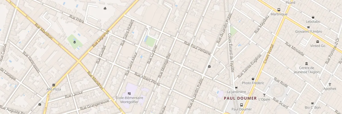 Plan du 55 Rue Frere à Bordeaux