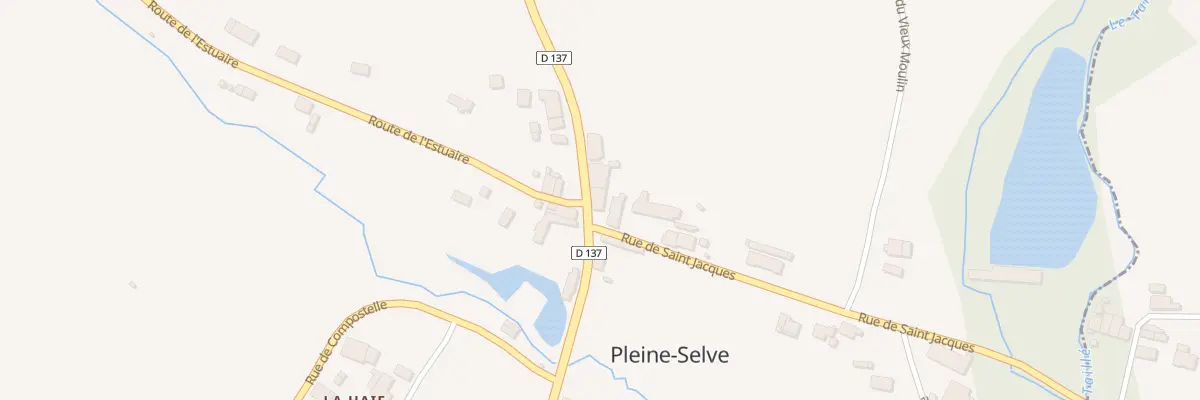 Plan du 92 Le Bourg à Pleine-Selve