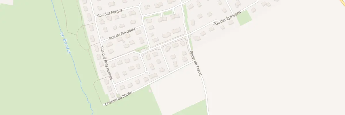 Plan du 3 Rue de la Prairie à Fontenay-le-Pesnel