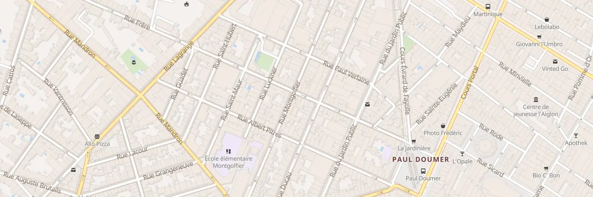 Plan du 60 Rue Frere à Bordeaux