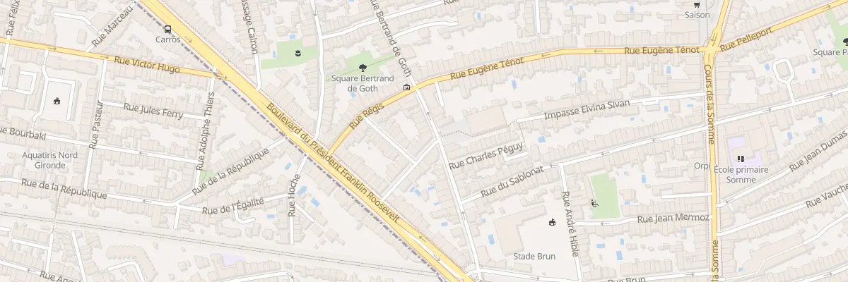 Plan du 133 Rue Bertrand de Goth à Bordeaux