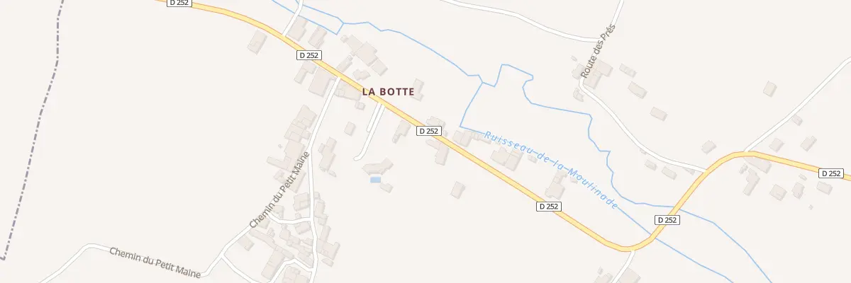 Plan du 8B La Botte à Campugnan