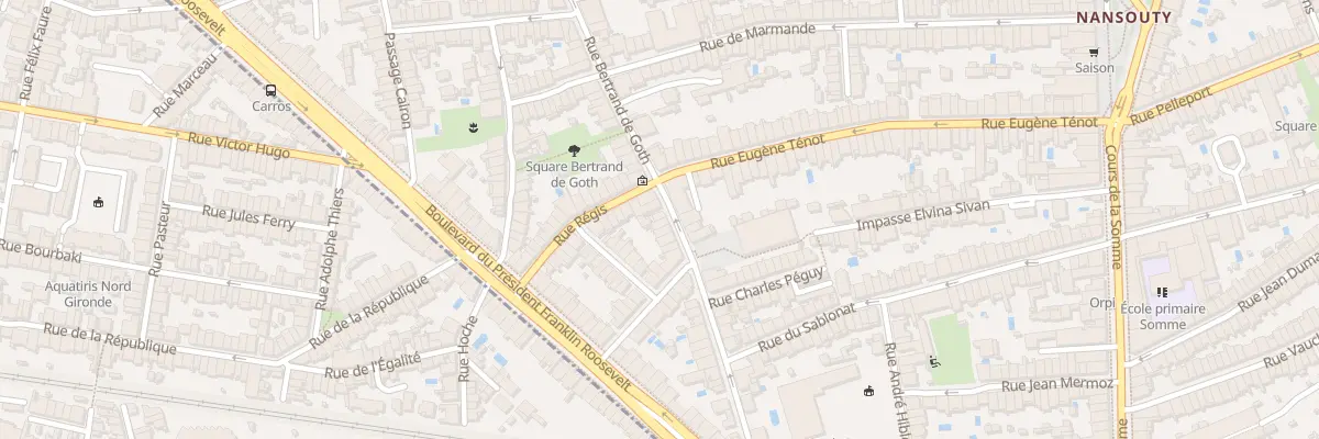 Plan du 123B Rue Bertrand de Goth à Bordeaux