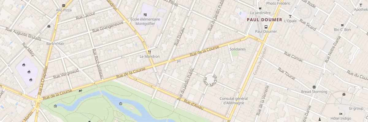 Plan du 42 Rue de la Course à Bordeaux