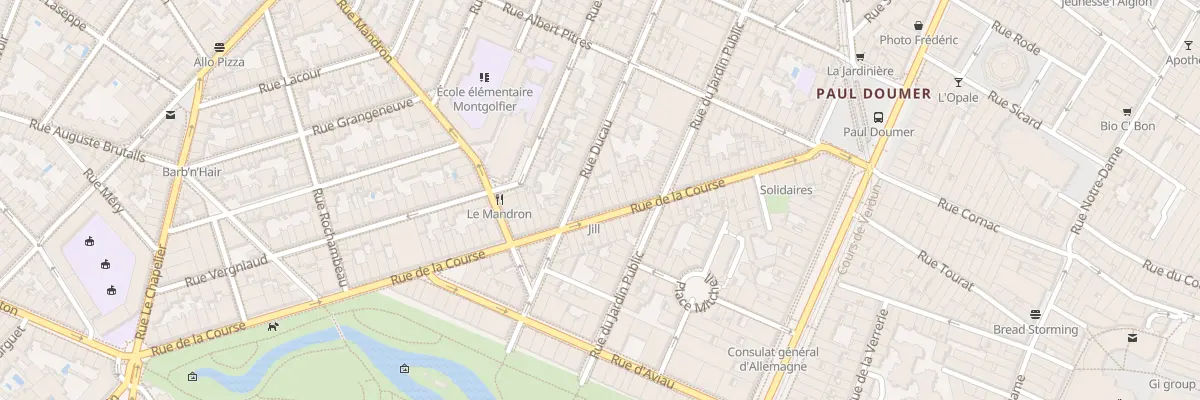 Plan du 41 Rue de la Course à Bordeaux