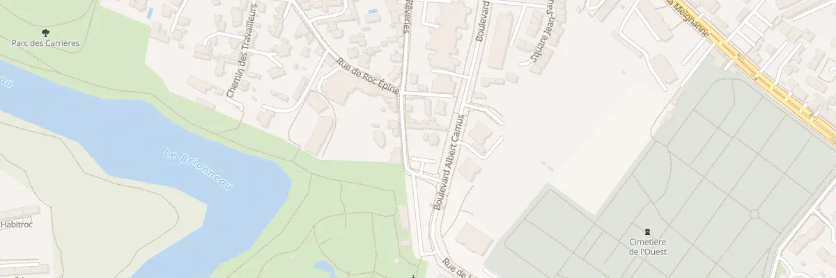 Plan du 10 Rue des Rêveries à Angers