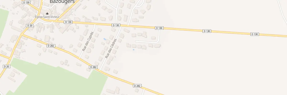 Plan du 18 Rue des Charmilles à Bazougers