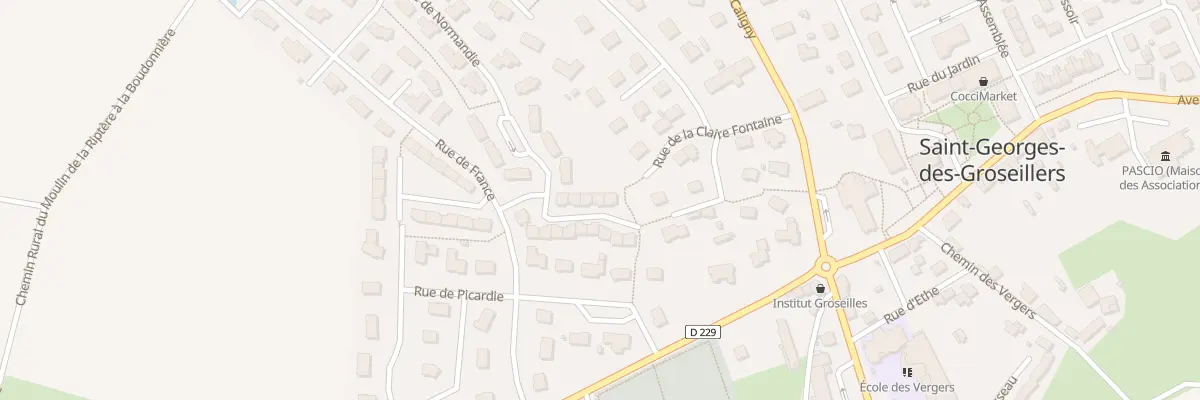 Plan du 19 Rue de Provence à Saint-Georges-des-Groseillers