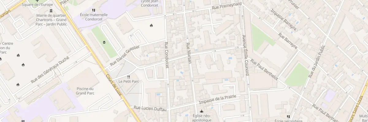 Plan du 34 Rue Frédéric Bentayoux à Bordeaux