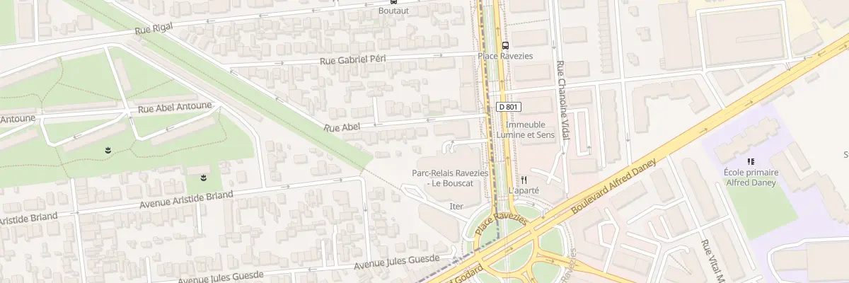 Plan du 10 Rue Abel au Bouscat