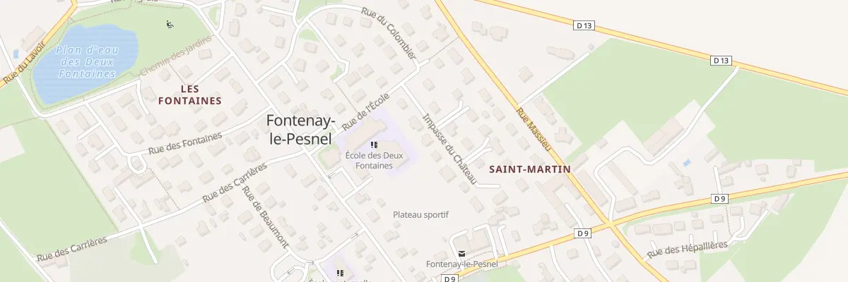Plan du 6 Imp du Château à Fontenay-le-Pesnel