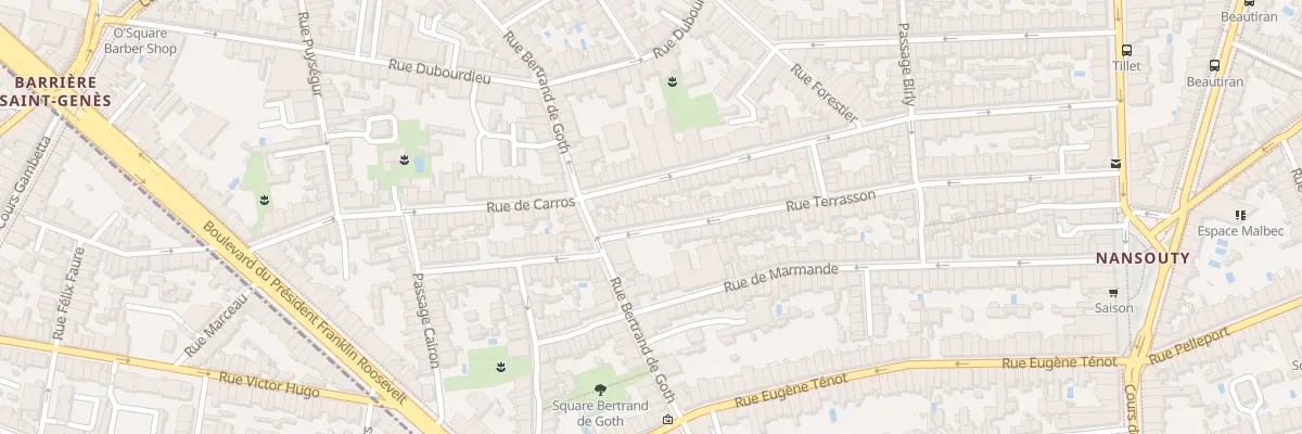 Plan du 97 Rue Terrasson à Bordeaux