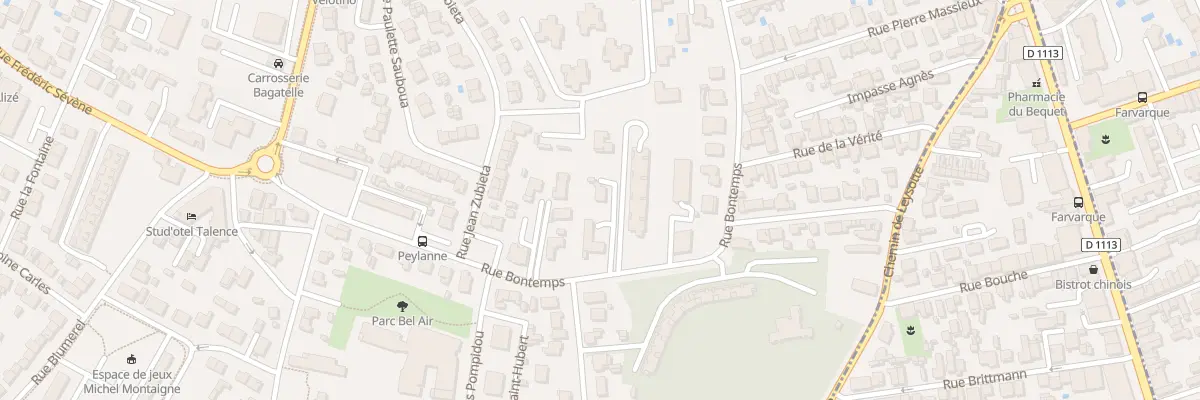 Plan du 32B Rue Bontemps à Talence