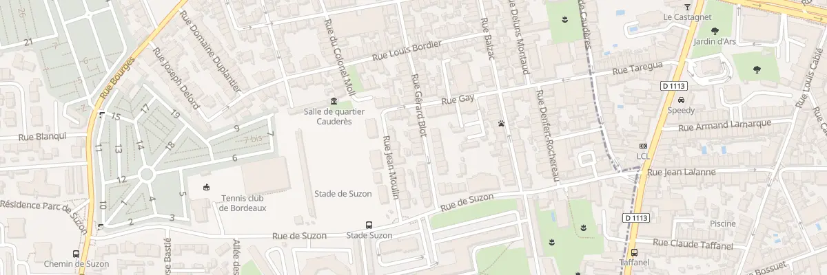 Plan du 31 Rue Gérard Blot à Talence