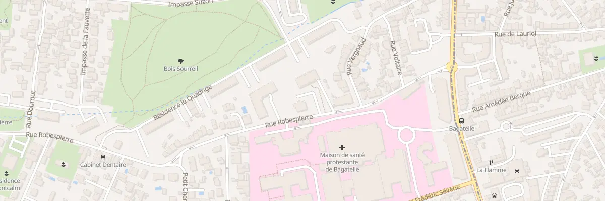Plan du 164 Rue Robespierre à Talence