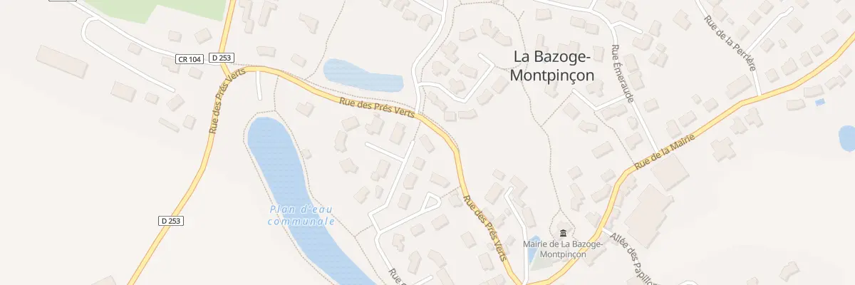 Plan du 16 Rue Oceane à La Bazoge-Montpinçon