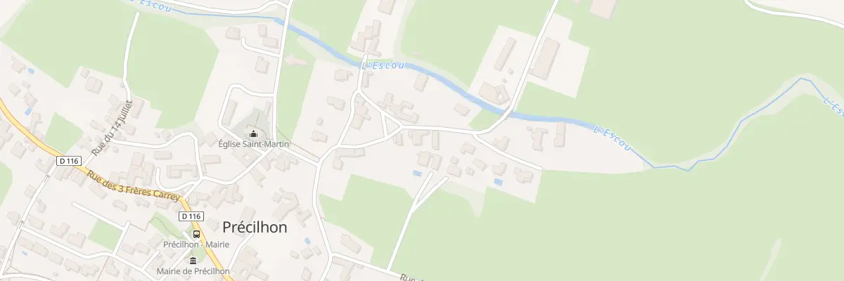 Plan du 15 Rue du Moulin à Précilhon