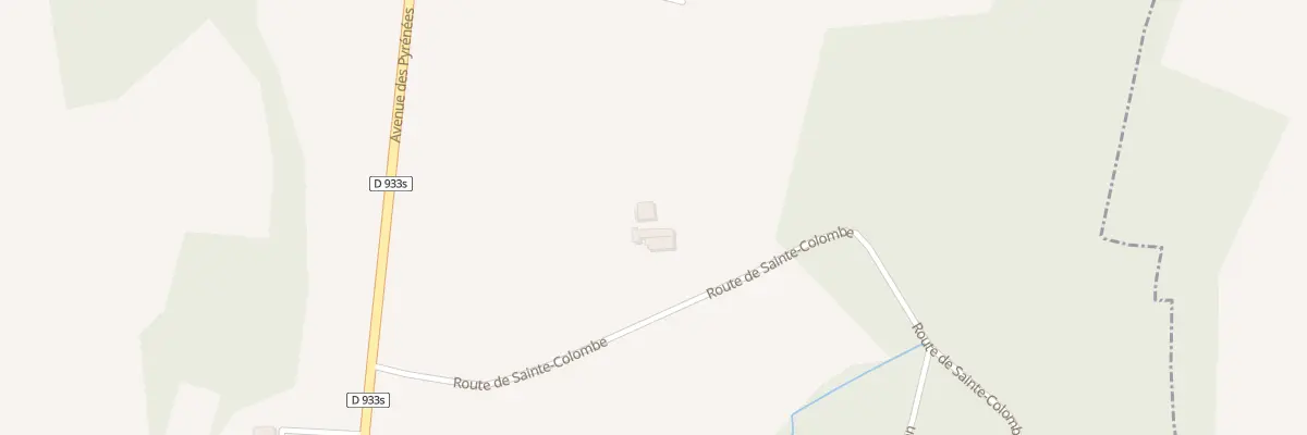 Plan du 117 Rte de Sainte-Colombe à Dumes