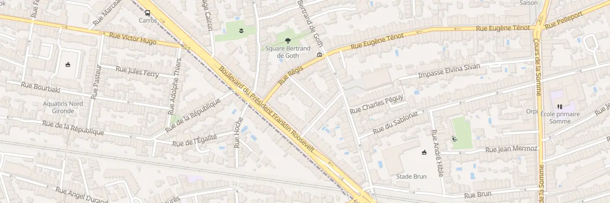 Plan du 15 Rue La-Boubee à Bordeaux