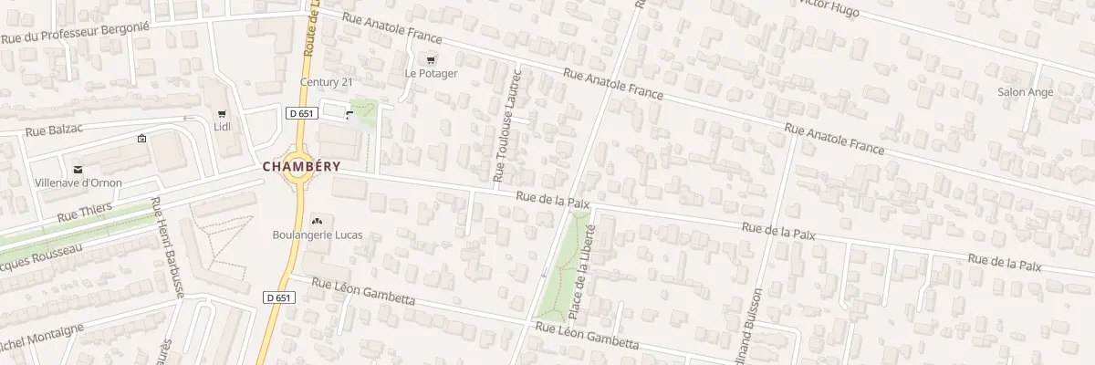 Plan du 24 Rue de la Paix à Villenave-d’Ornon