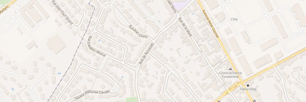Plan du 33 Rue de Nazareth à Angers