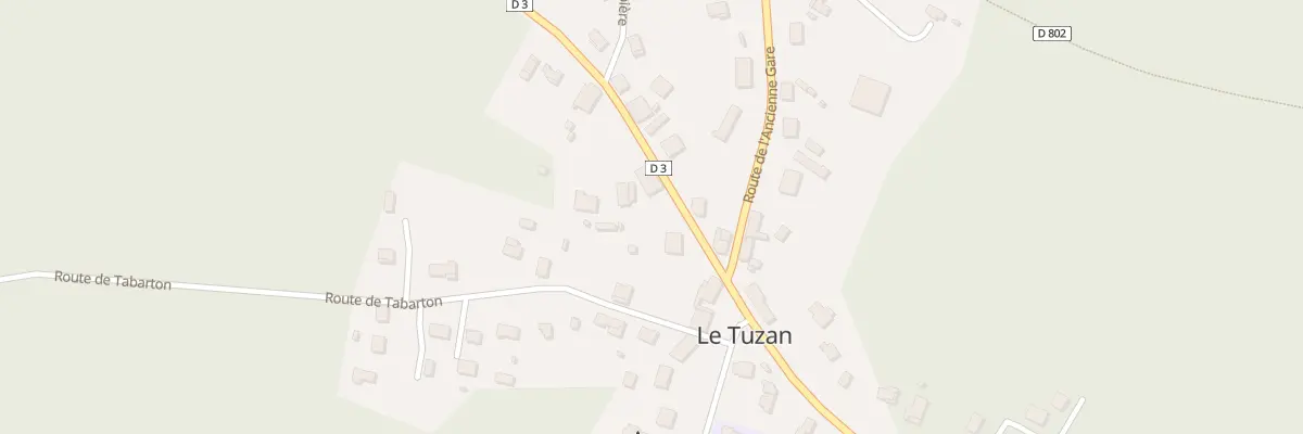 Plan du 26A Le Bourg-nord au Tuzan