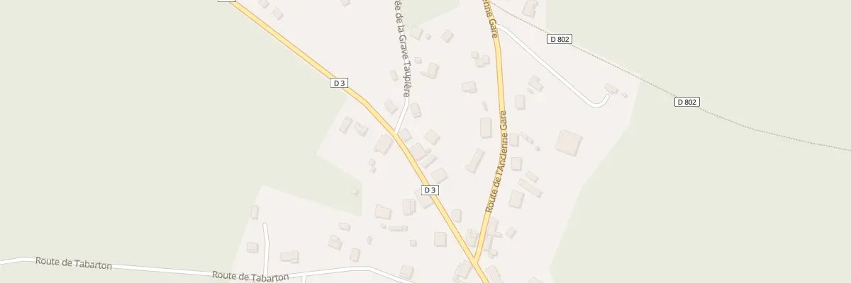 Plan du 38 Le Bourg-nord au Tuzan