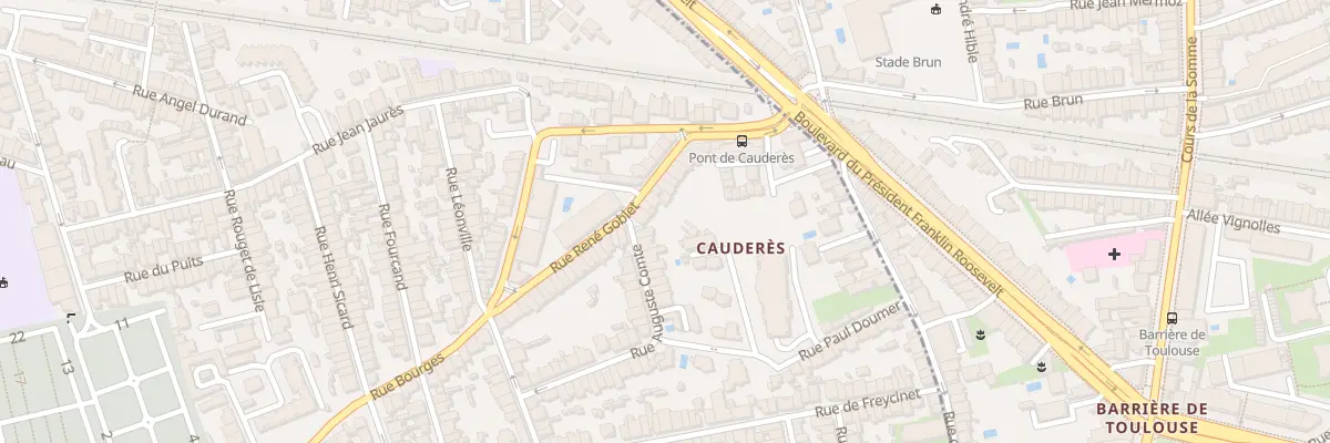 Plan du 43 Rue René Goblet à Talence