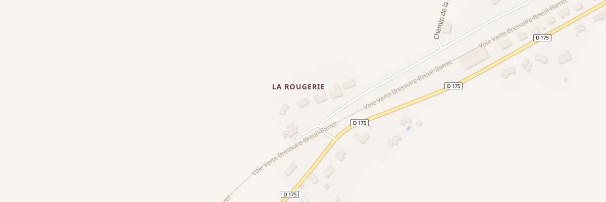 Plan du 18 La Rougerie à Courlay