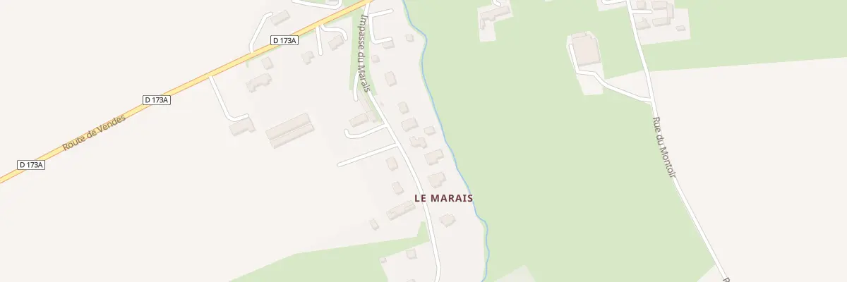 Plan du 175 Imp du Marais à Tessel