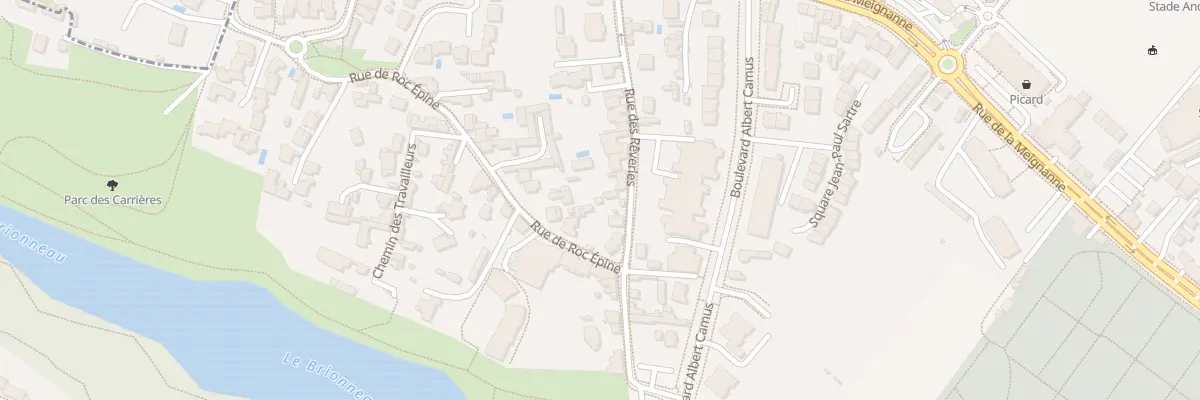 Plan du 13 Rue des Rêveries à Angers