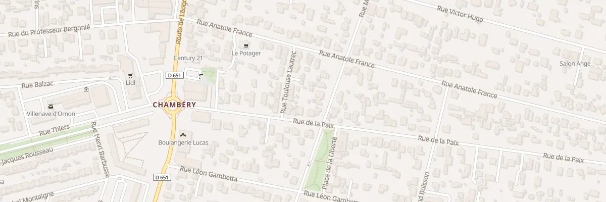 Plan du 22 Rue de la Paix à Villenave-d’Ornon