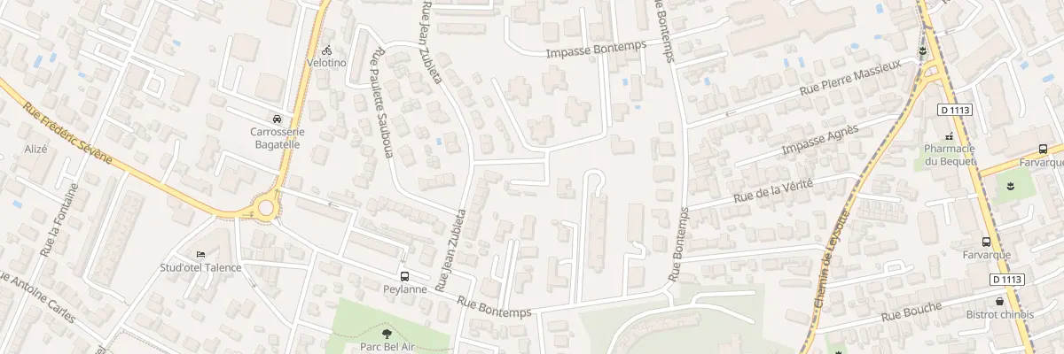 Plan du 26B Rue Jean Zubieta à Talence