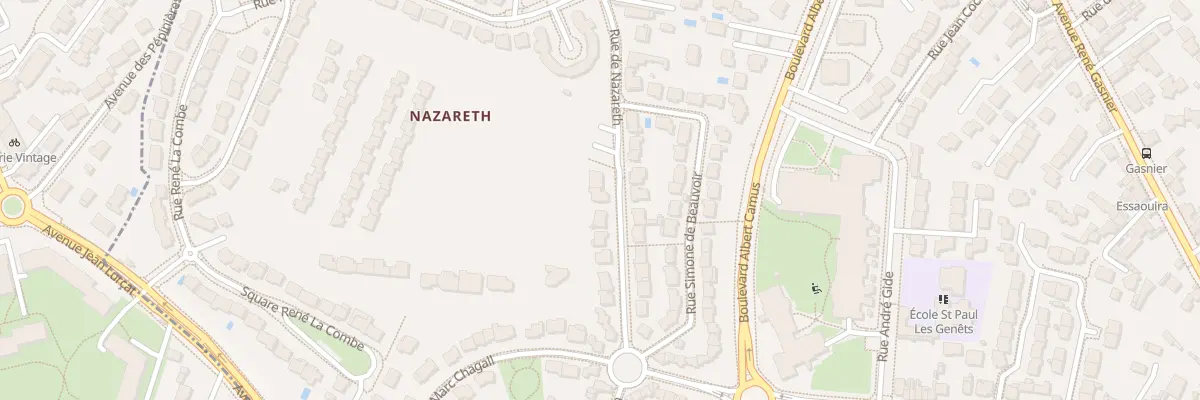 Plan du 100 Rue de Nazareth à Angers