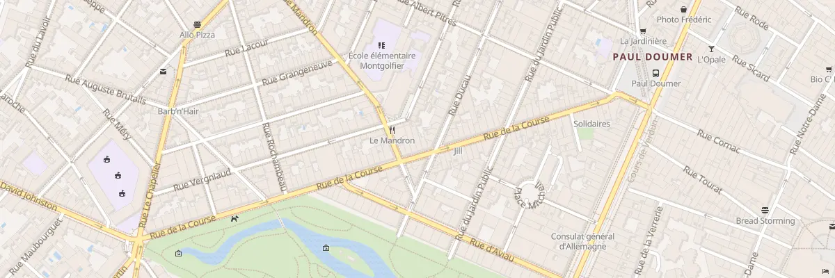 Plan du 53 Rue de la Course à Bordeaux