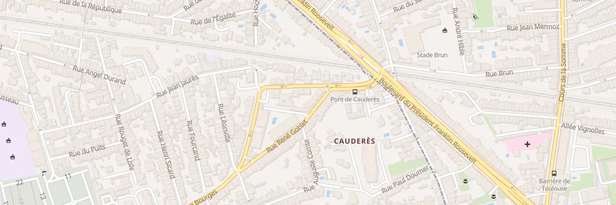 Plan du 32 Rue René Goblet à Talence