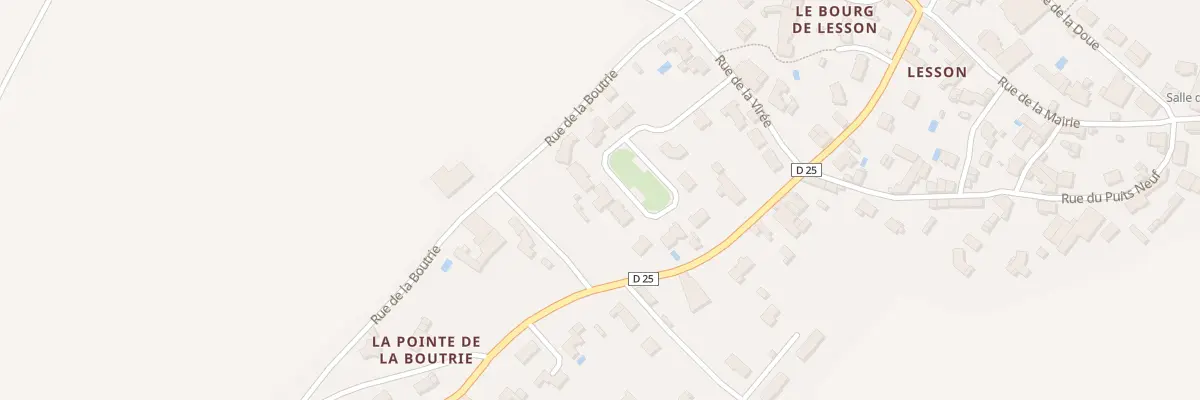 Plan du 8 Rue des coquelicots à Benet