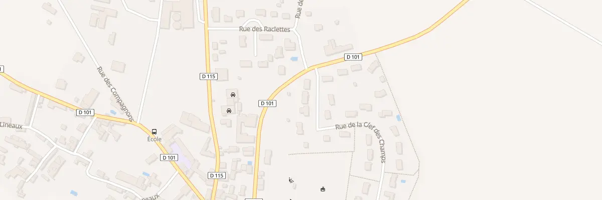 Plan du 4 Rue de la Clef des Champs à Val-du-Mignon