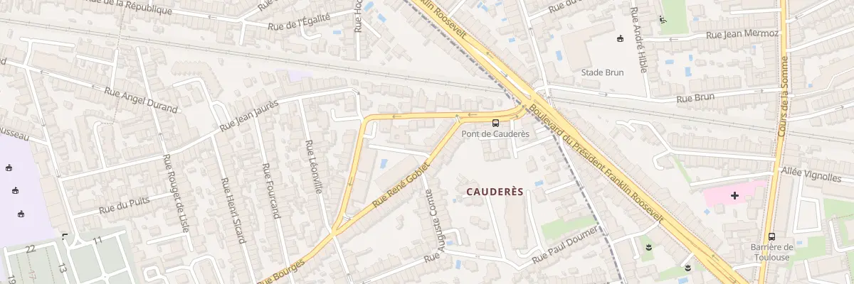 Plan du 30 Rue René Goblet à Talence