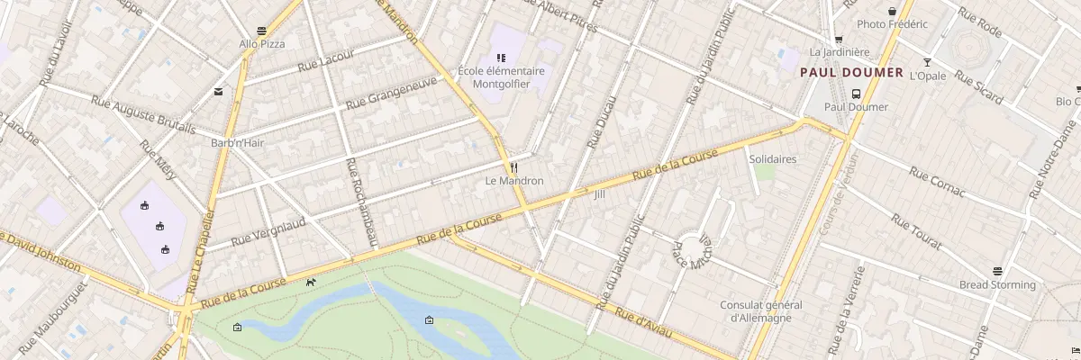 Plan du 55 Rue de la Course à Bordeaux