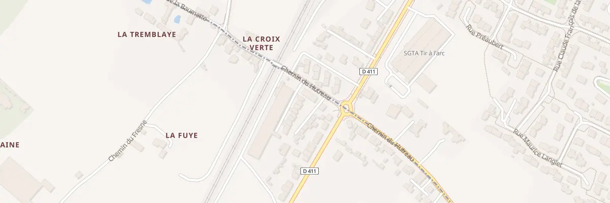 Plan du 14A Che du Hutreau à Sainte-Gemmes-sur-Loire