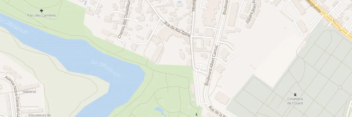 Plan du 3 Rue des Rêveries à Angers